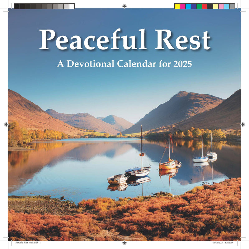 Peaceful Rest Calendar 2025