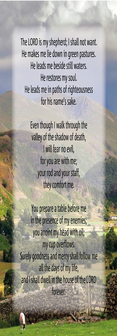 Psalm 23 bookmark